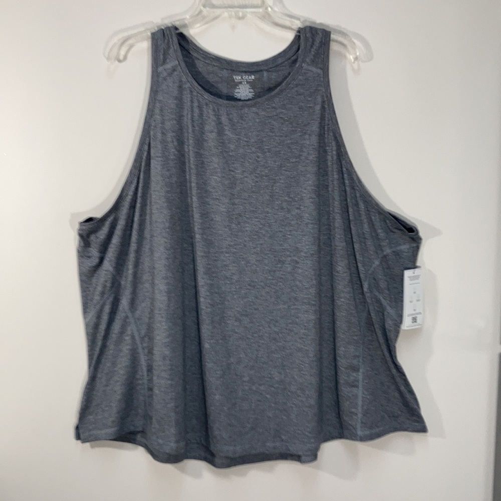 Relist 3/5/23❌NWT Tek Gear heathered gray tank top size 4X - Picture 5 of 16